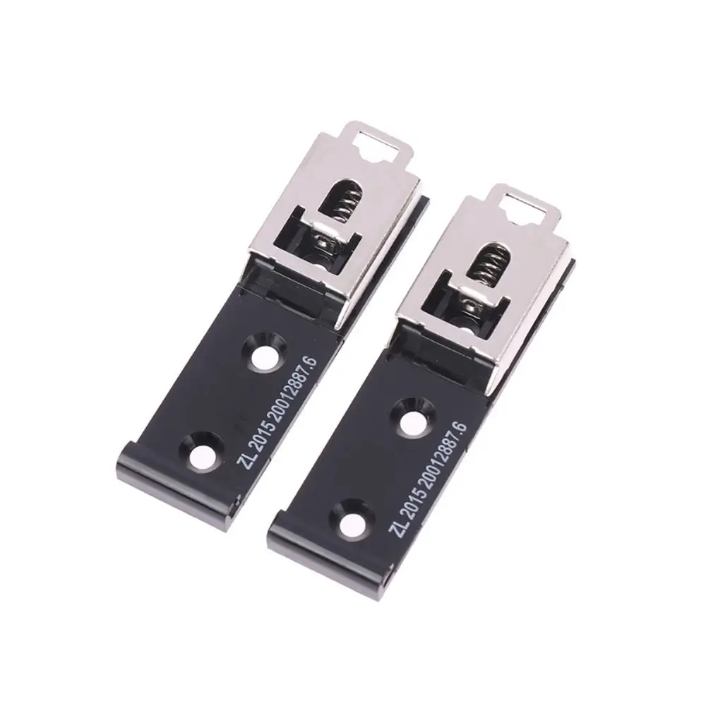 Durable 35mm DIN Rail Clamp U Shaped ABS DIN Rail Holder Rail Buckle Fixed Clamp For Relay Mounting