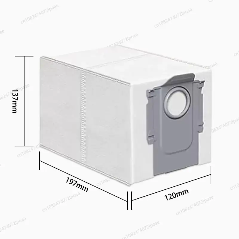 قطع غيار وإكسسوارات مكنسة روبوروك Saros 10R / G20S Ultra تشمل فرشاة جانبية رئيسية وقماش مسح وفلتر هيبا وكيس غبار - 5