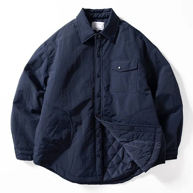 2026 Autumn New Japanese Retro Men's Workwear Jacket Winter Thick Warm Windproof Loose Jackets for Men Oversized Outdoors Coat