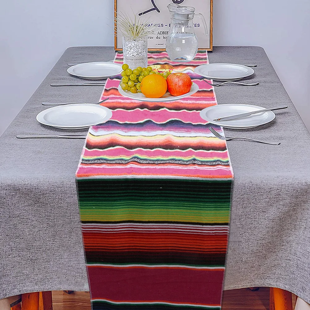 

Mexican Style Table Runner Dining Decorative Cloth for Party Picnic Banquet Home Decor Table Runner Picnic Blanket