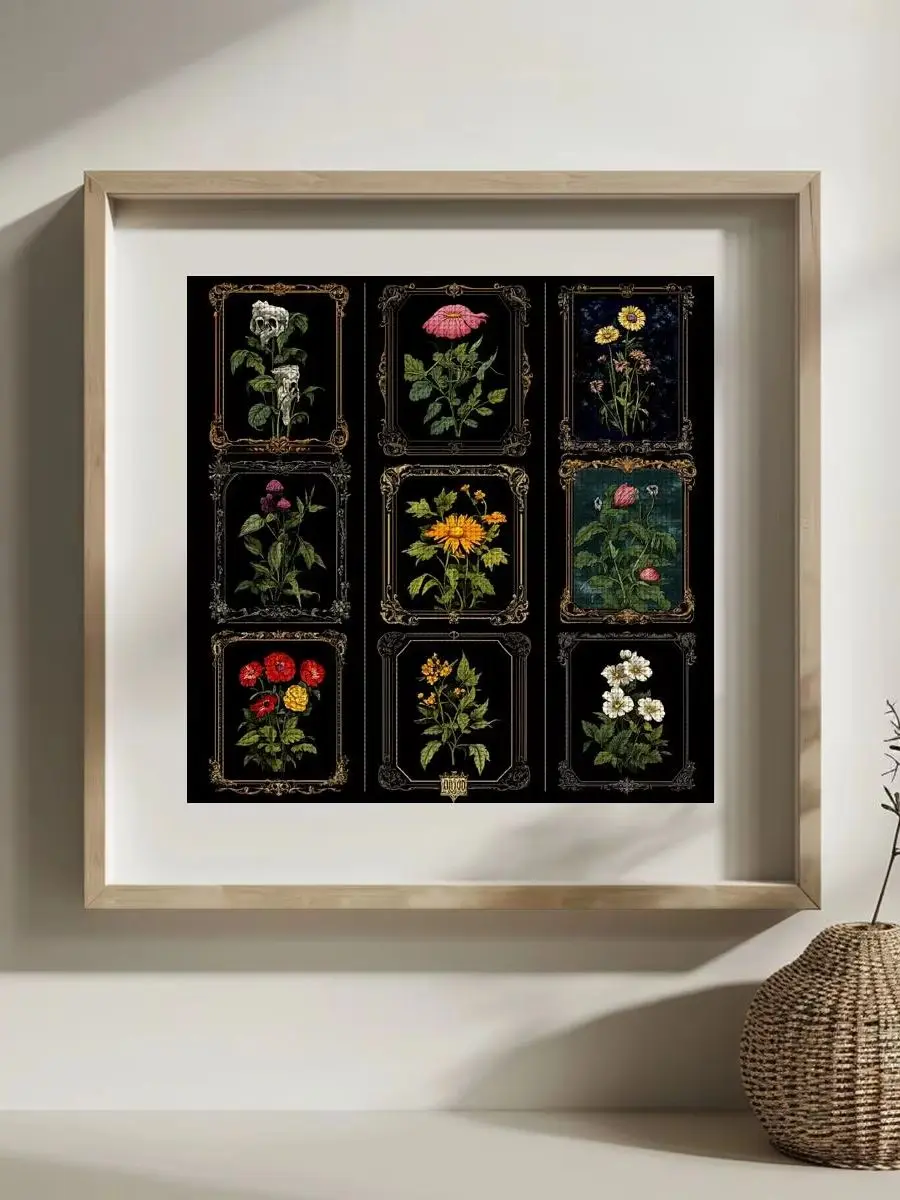 1 Stück 30x30 cm/11,8 Zoll Blumenmuster Kreuzstich-Set DIY-Kit 11/14/16CT DIY Stickset Zubehör für Kreuzstich – Detail 1