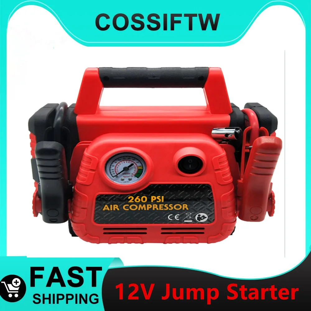 COSSIFTW Vehicle Electronics  Emergency Battery Starter&diesel Heavy Duty&solar Panel And  Jump Starter With Inverter