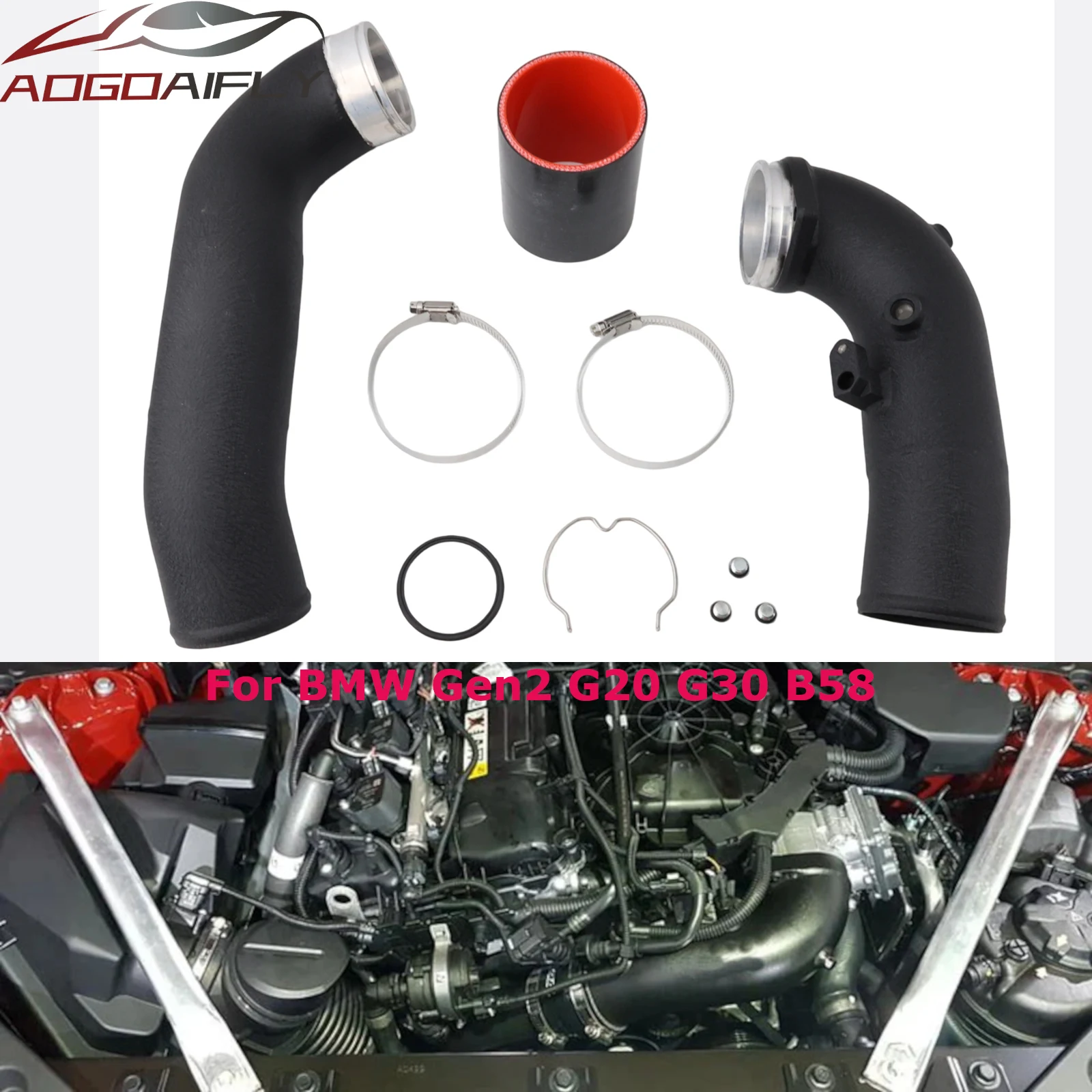 Factory Supply Intercooler Charge Pipe Kit for BMW G20 G22 G23 G30 G31 G42 B58 Gen 2