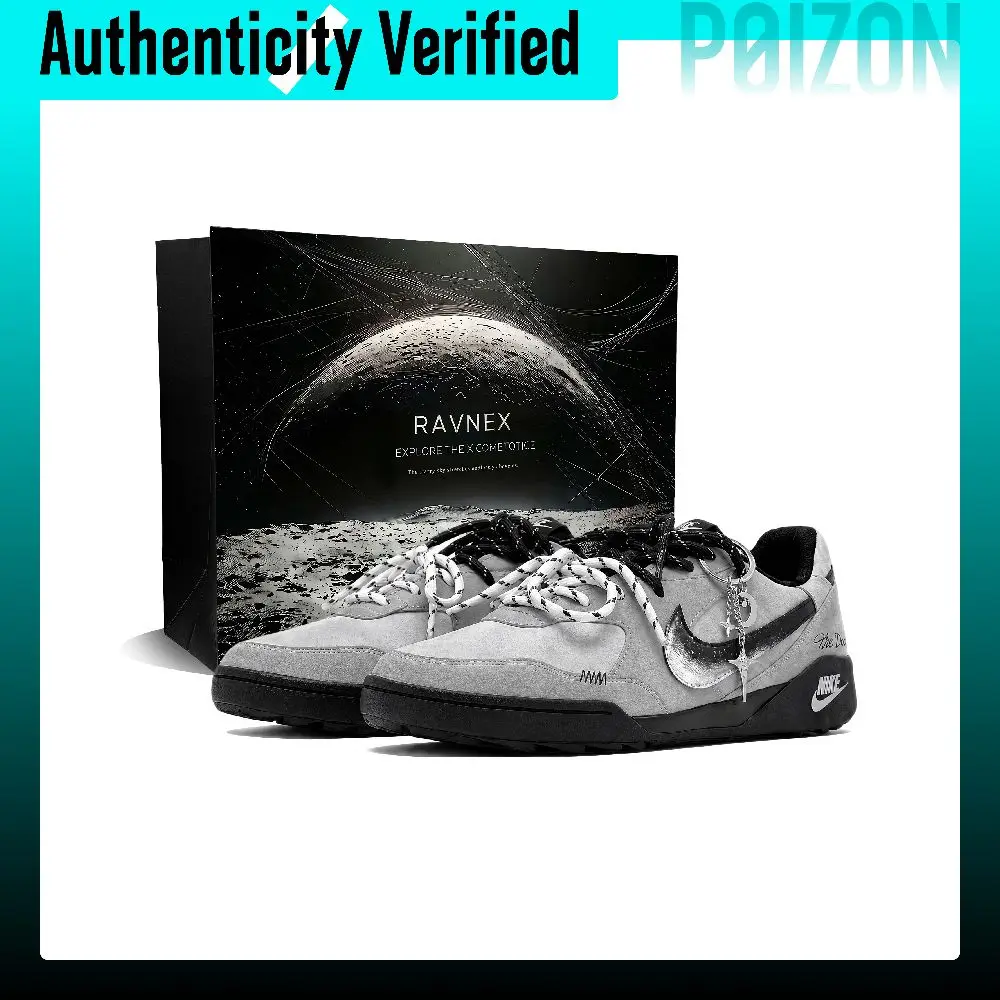 Nike Terra Manta Skate Shoes Unisex Low-top Gray & Black & White Color Block HQ4502-100（Team2448-）