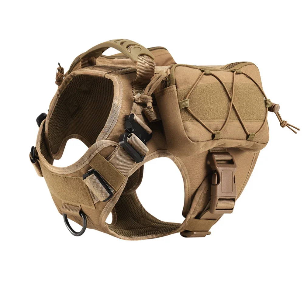 Wholesale Manufacturer 1000d Nylon No Pull Large Pet Vest Tactical Dog Harness