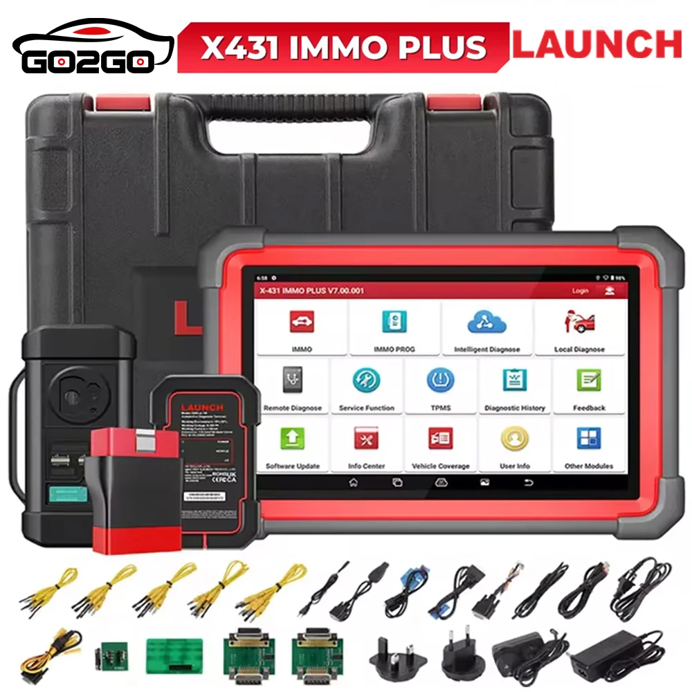 LAUNCH X431 IMMO Plus Key Fob Programming Tool with X431 PROG3 Advanced of IMMO Elite All-In-One ECU Coding Cloning