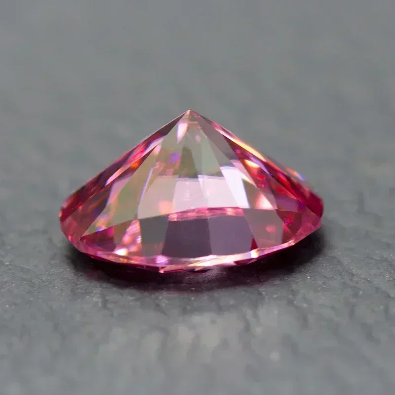 Moissanite ovaal geslepen roze kleur VVS1 met GRA-certificaat voor bedels kralen DIY sieraden maken ketting hangers belangrijkste materialen