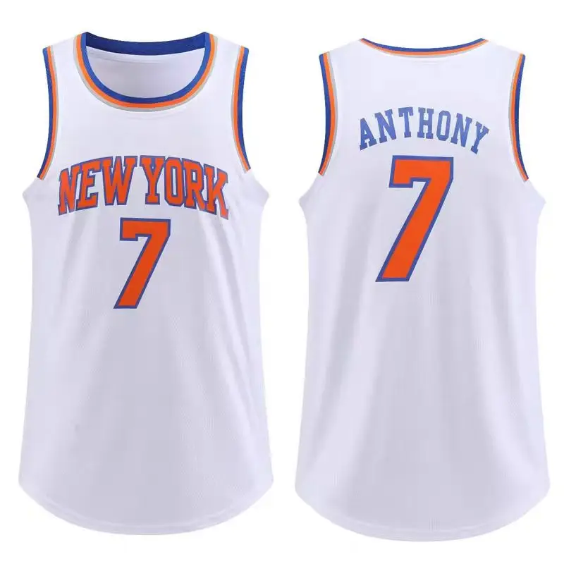 2024 Summer Adult Anthony Americas Basketball Jersey Basketball Sportswear Training Jersey Davis No. 7 Vest Children's Top