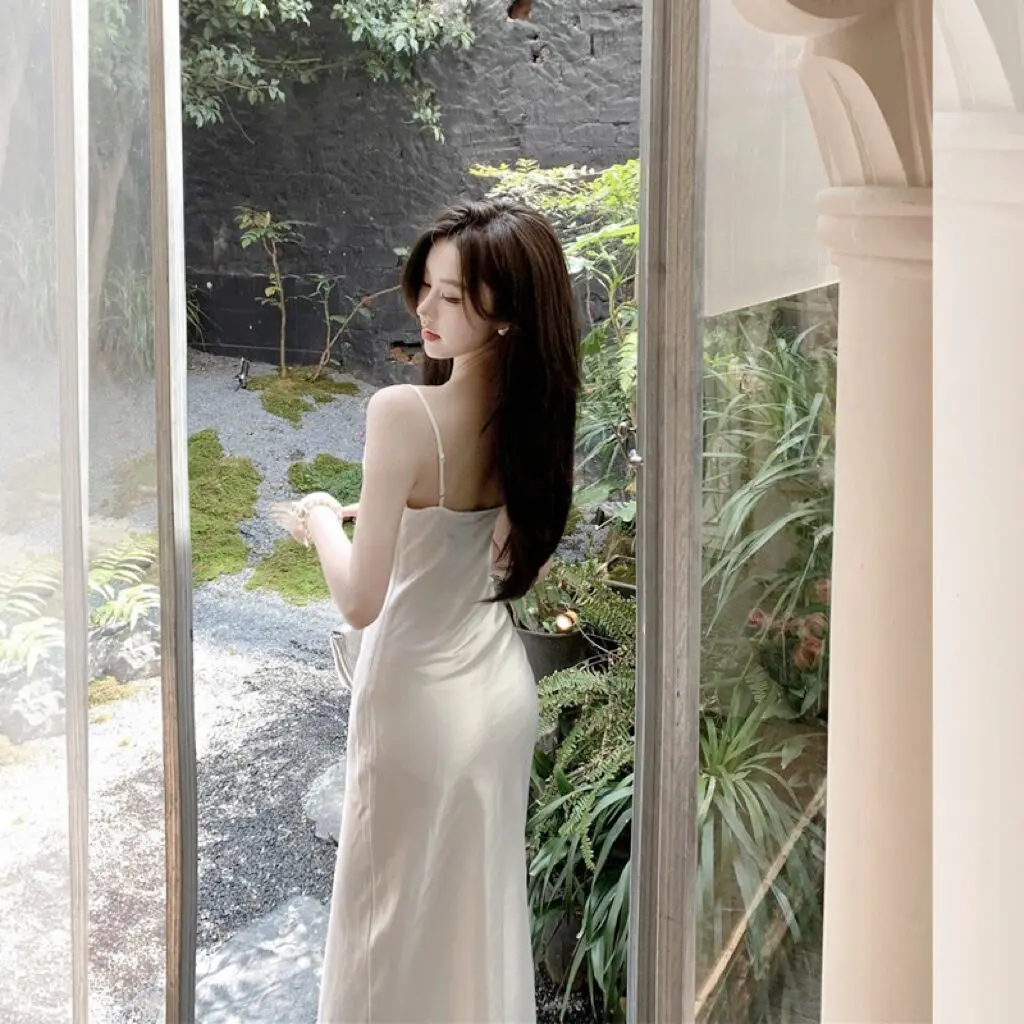 

Ele атласная накидка Ne Dr женская летняя длинная юбка с высокой талией для похудения сексуальная бальная миди Dr чистый цвет нерегулярный подол