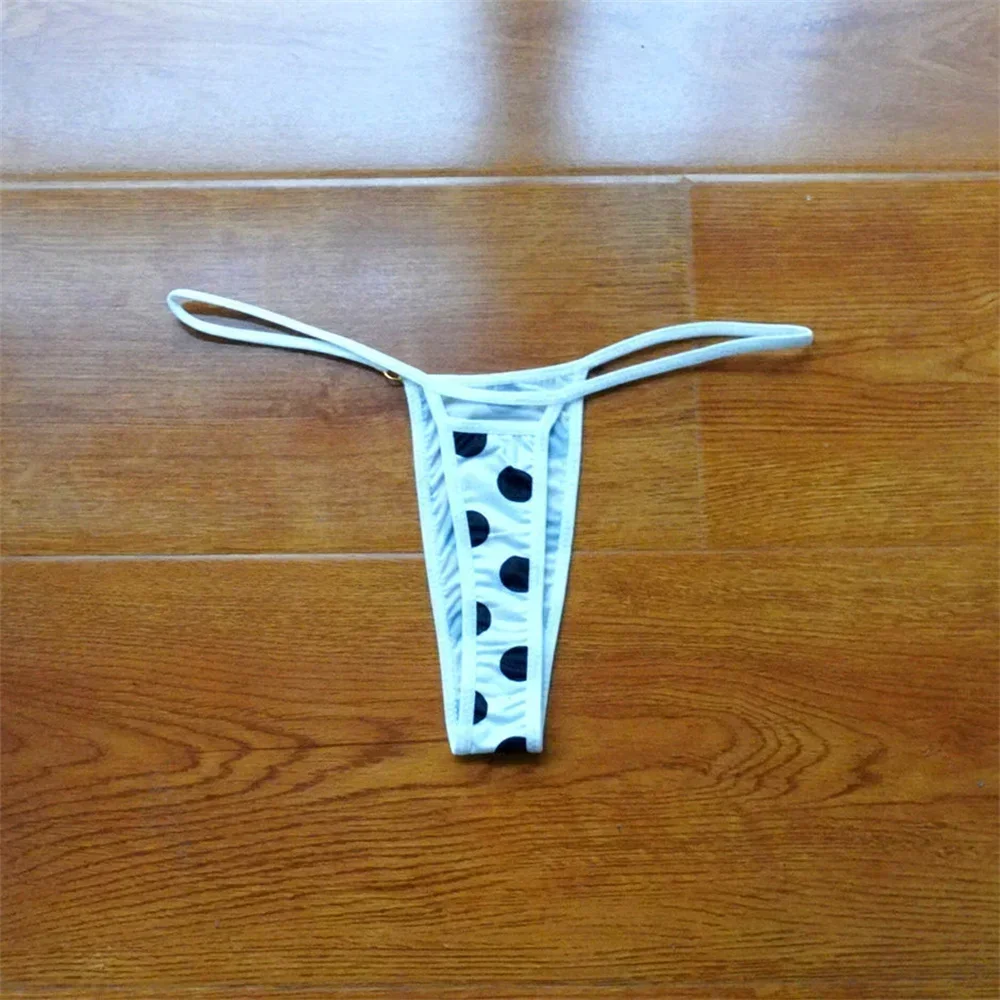 Leopardí tanga ženy tištěné mini spodní prádlo sexy dámské T-back kalhotky s nízkým pasem bikiny spodní část dámské kalhotky - náhled 3