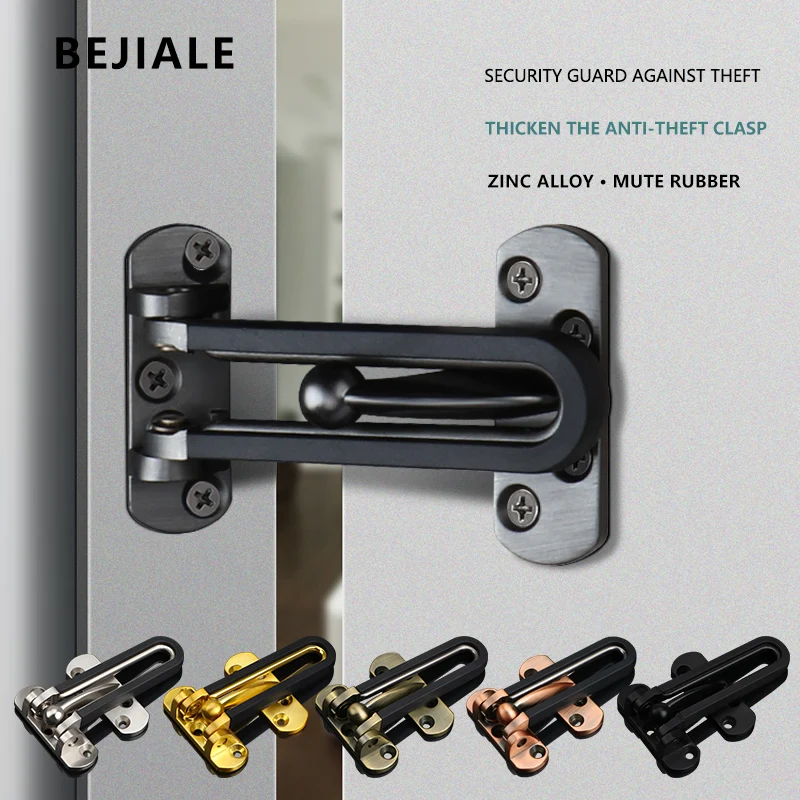 

Anti-theft Buckle Hasp Door Lock Safety Chain Door Buckle Door Chain Anti-lock Buckle Insurance Anti-theft Lock Hotel Door Bolt