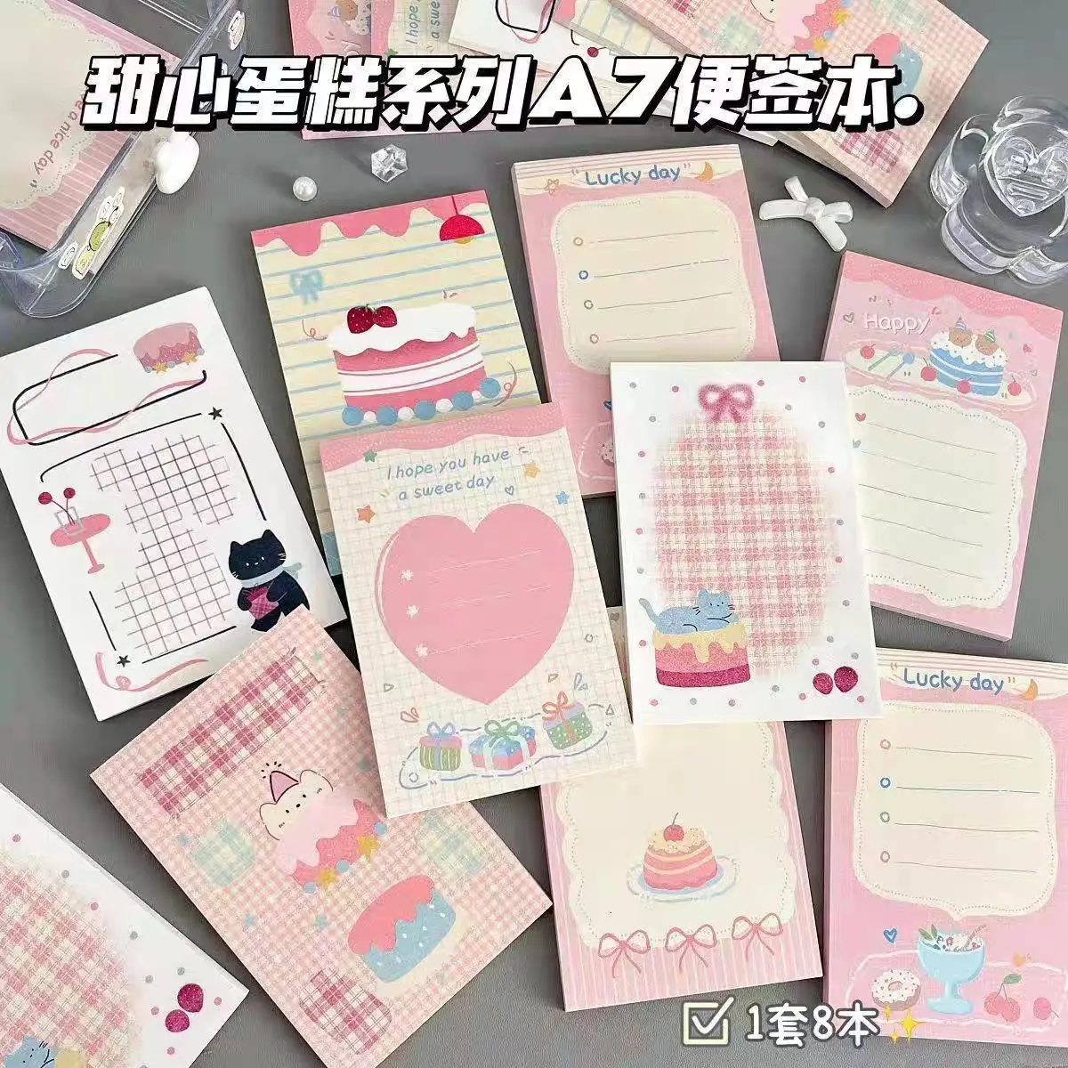 50sheets New Ins Cute Animal Coil Notebook A7 Pocket Notebook Student Mini Portable Horizontal Notebook Japanese Stationery