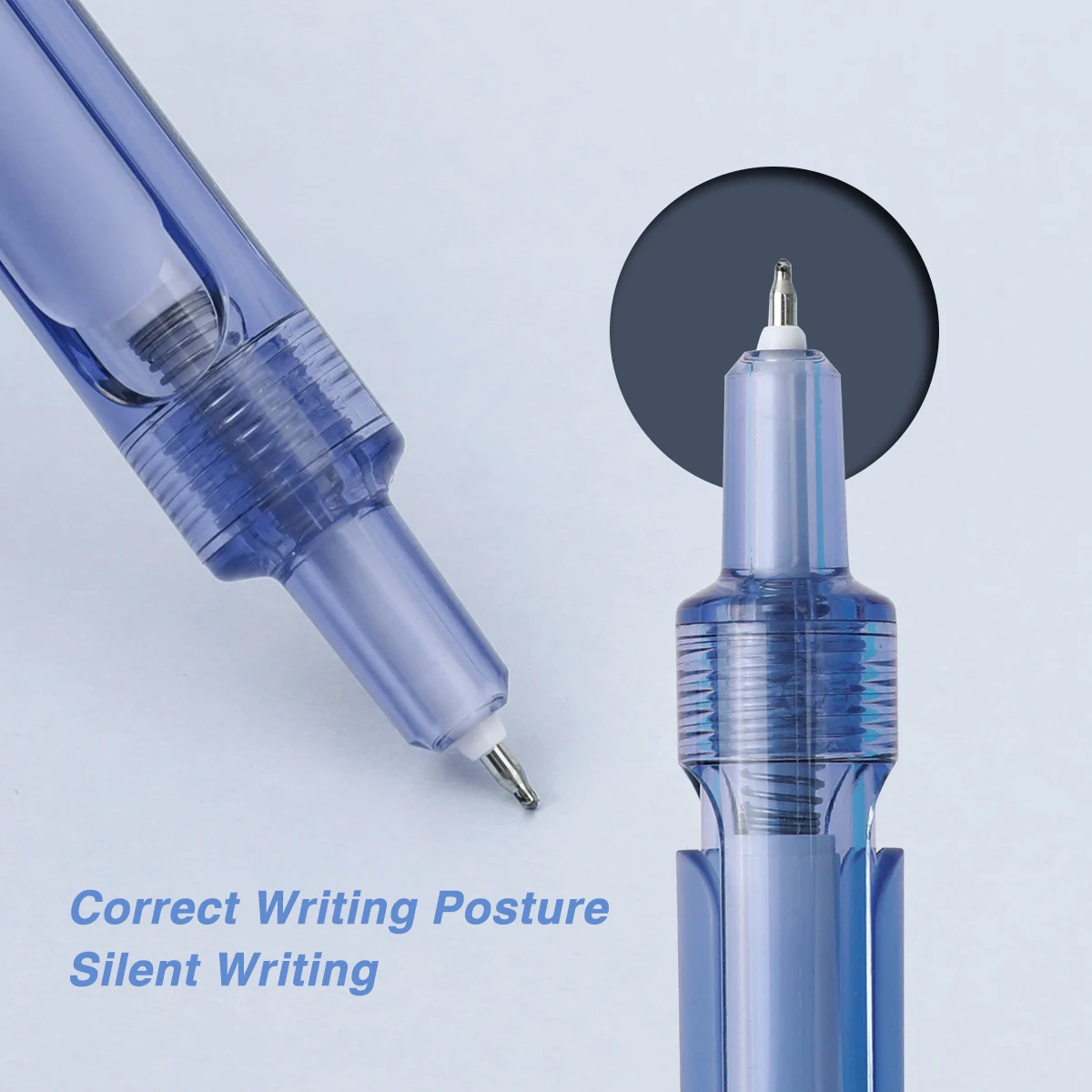 3Pcs Lifting Gel Pen Set, 0.5mm ST Pen Tip, Good-looking and Silent for Students, High-quality Retractable and Smooth Writing