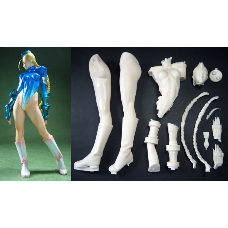 

Белая скульптура 1/6 Yoshimi Kami Street Fighter GK Фигурки Белая форма Смола