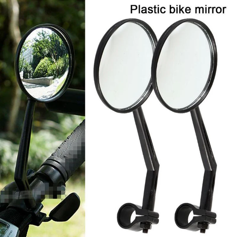 1 Pair Circular Easy Loading And Unloading Cycling Riding Bicycle Bike Reflector Mirror 360 Rotation Rearview Mirror