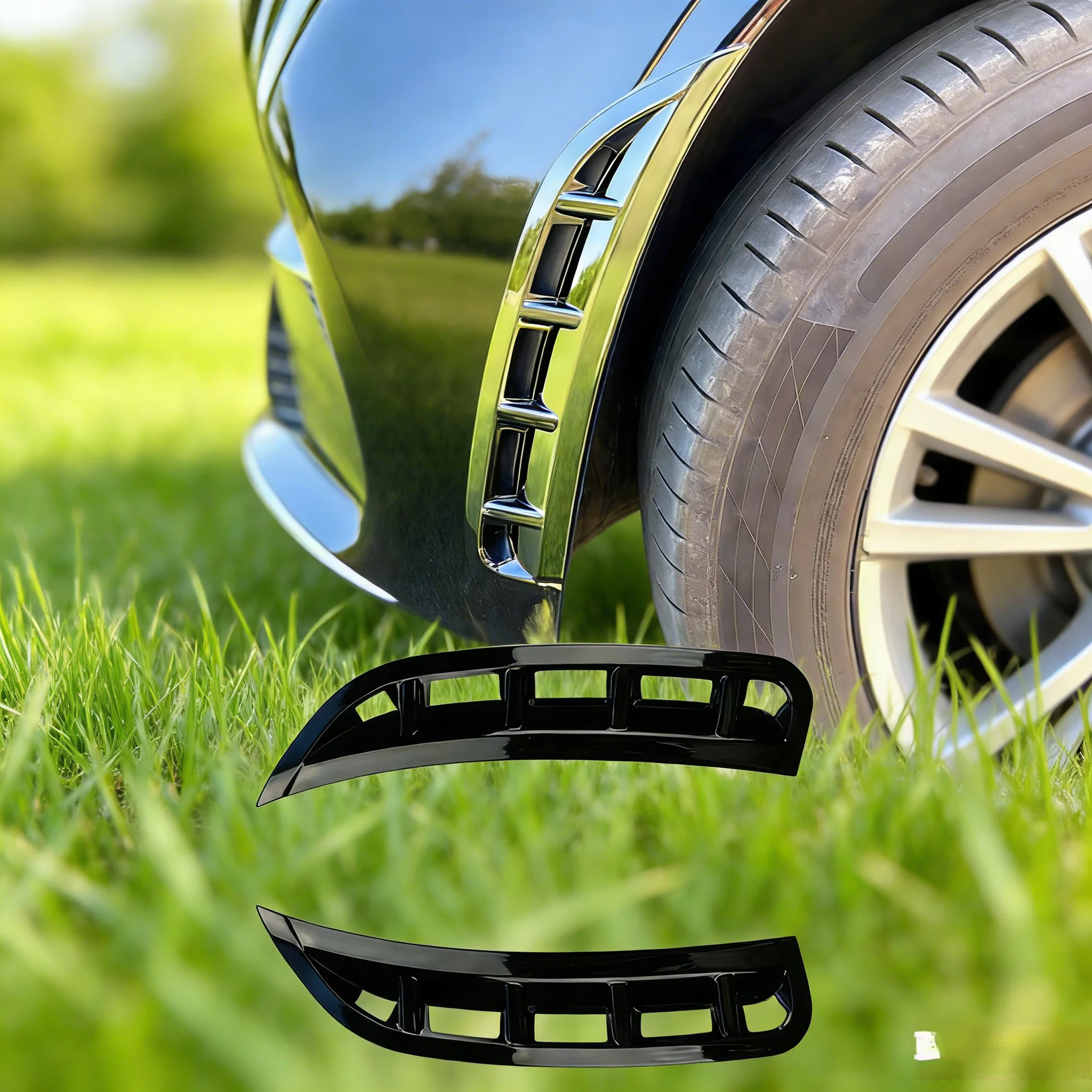 

Car Accessories Front Bumper Side Air Outlet Trim Cover For Mercedes Benz GLE Class W167 V167 GLE350/400d/GLE450 AMG GLE53 2020+