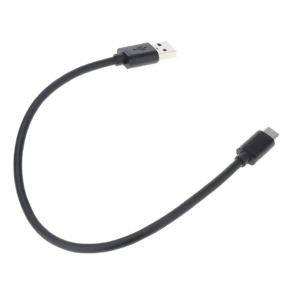 30cm USB Type C Cable Fast Charge Adapter Metal Wire Data Sync Cord for Laptop and Tablet Connection