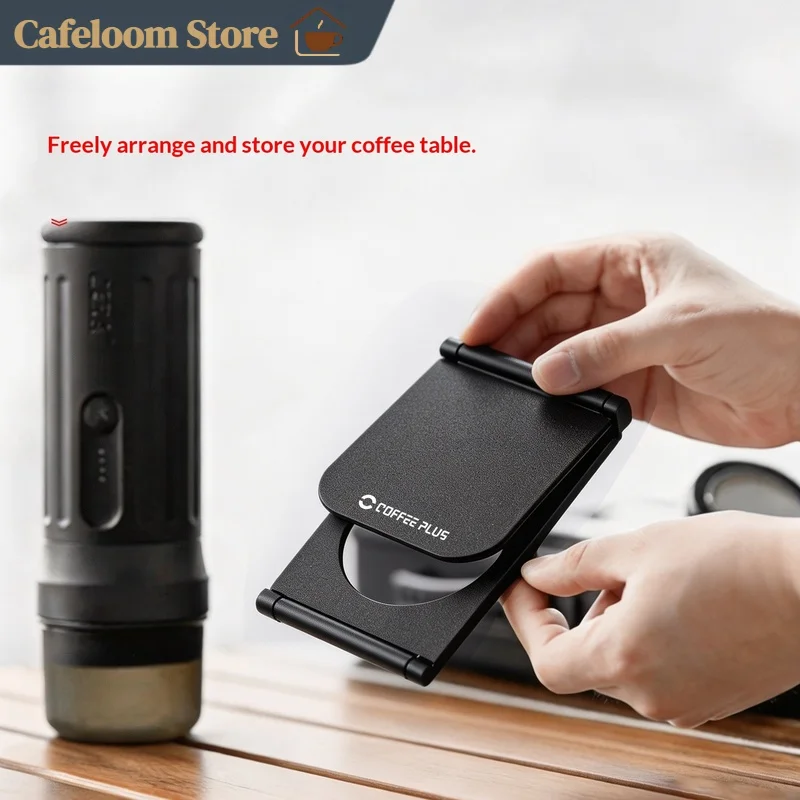 Coffee Plus Foldable Coffee Stand Portable Coffee Maker Bracket For Outdoor Home Coffee Brewing Use