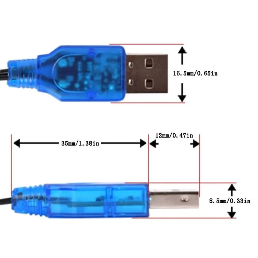 Universal SM-2P LED Indicator 3.7V Charger Cables USB Charger RC Toys Charger Li-ion Battery