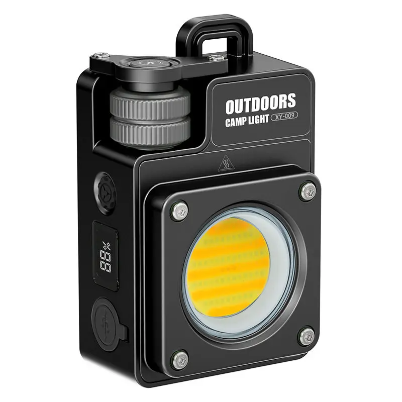 Color temperature adjustment portable work new keychain light TYPE-C rechargeable mini camping