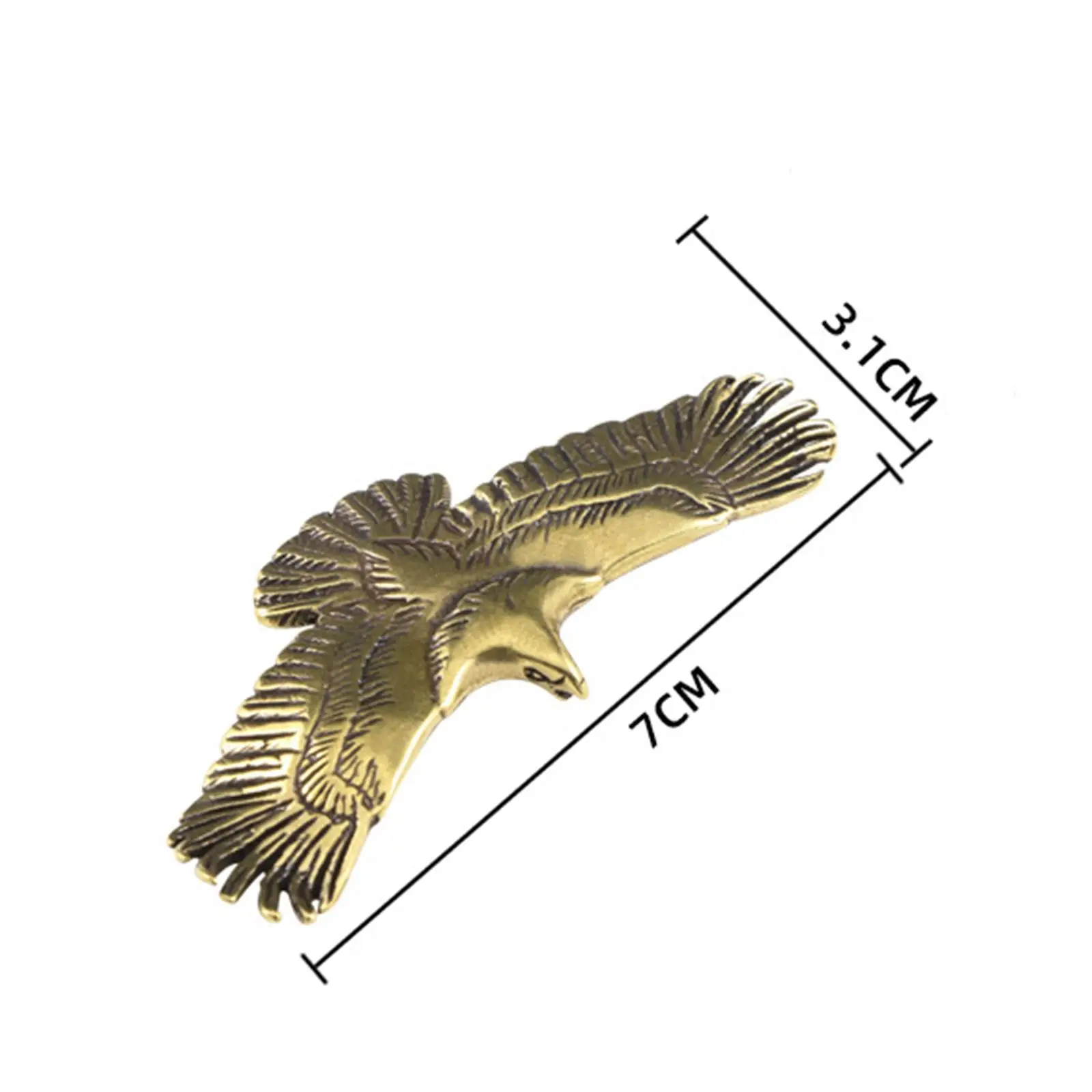 Ciondolo portachiavi aquila ornamento aquila Feng Shui, decorazioni per la casa, portachiavi creativo
