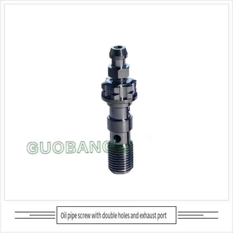 

Титановый болт-банджо для тормозного суппорта с двумя отверстиями для прокачки, шаг 1.0/1.25, облегченный, антикоррозийный, улучшенный болт