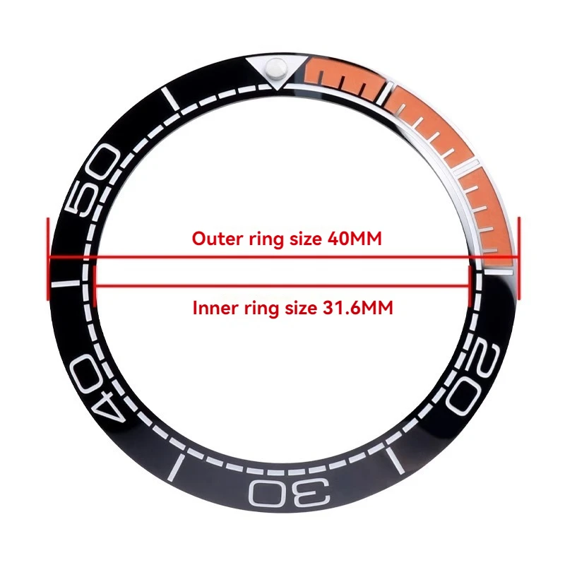 40/42mm High Quality Ceramic Watch Bezel Insert For Omega Seamaster 300 Sea Scale Circle Replace Colorful Ring watch accessories