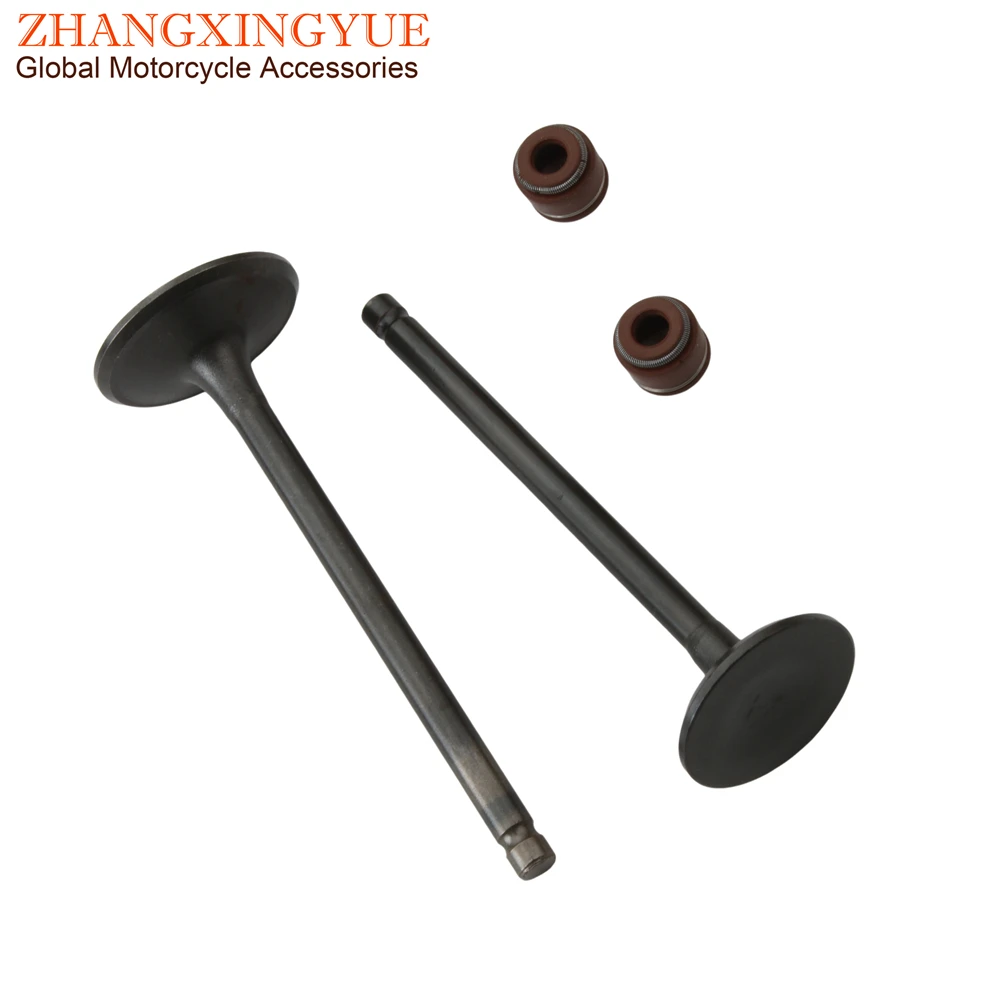 2PC Agility125 Like125 Intake And Exhaust Valves For Kymco Agility Like Movie XL 125 People125 14711-KUDU-900 14721-KUDU-900