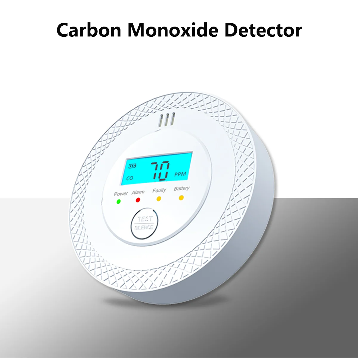 

CPVAN Independent Carbon Monoxide Detector Sensor With Digital Display CO Detector for Home Security Protection CO Alarm