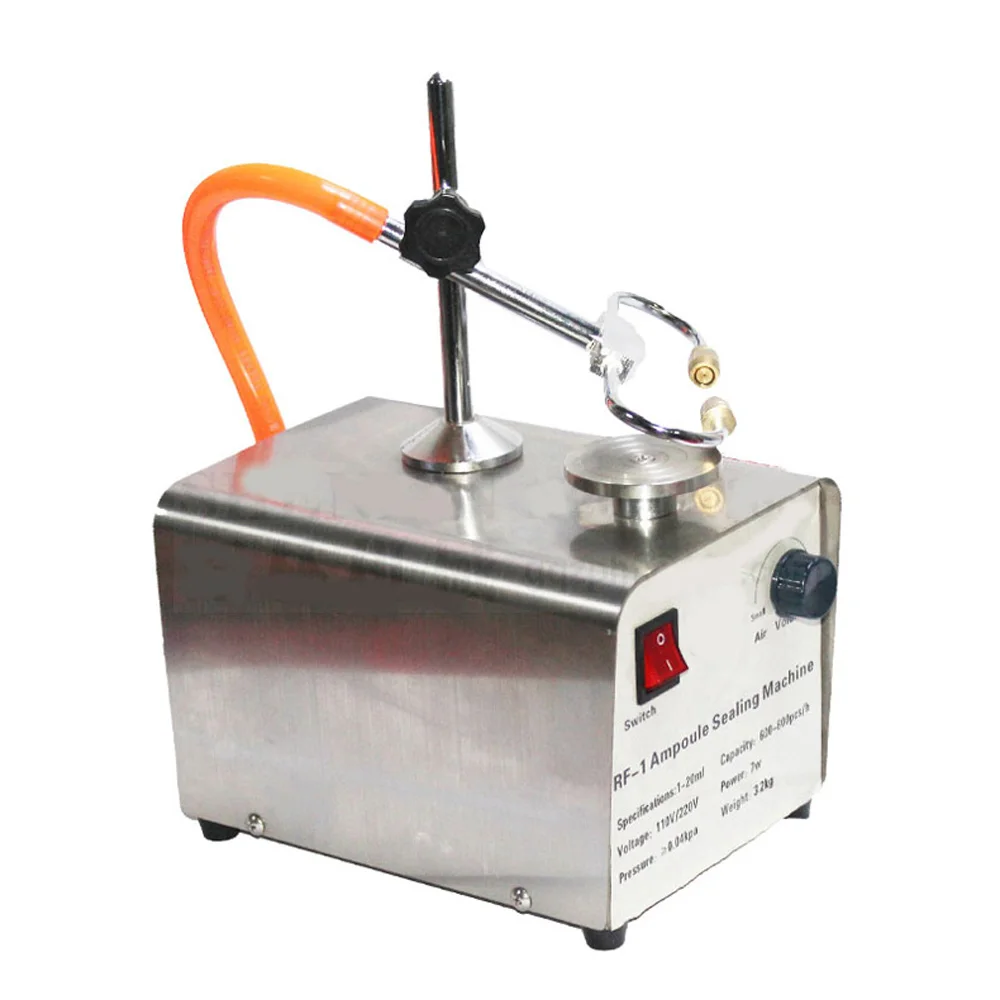 Imagem -02 - Máquina de Desenho do Fio de Vidro Máquina da Selagem da Fusão da Ampola Garrafa da Chama do Oxigênio Rf1 220v 110v