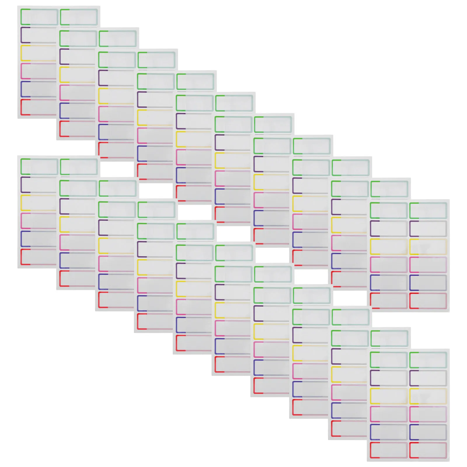 

30 Sheets Washable Waterproof Name Label Stickers Self-Adhesive Removable for Daycare Nursery Kindergarten School Bottles