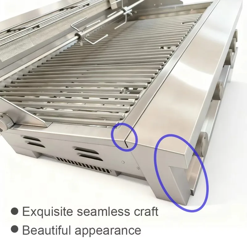 High-quality Premium Luxury Built-in Built in 304 Stainless Steel Outdoor Kitchen Home House Garden Party Gas LPG NG BBQ Grill