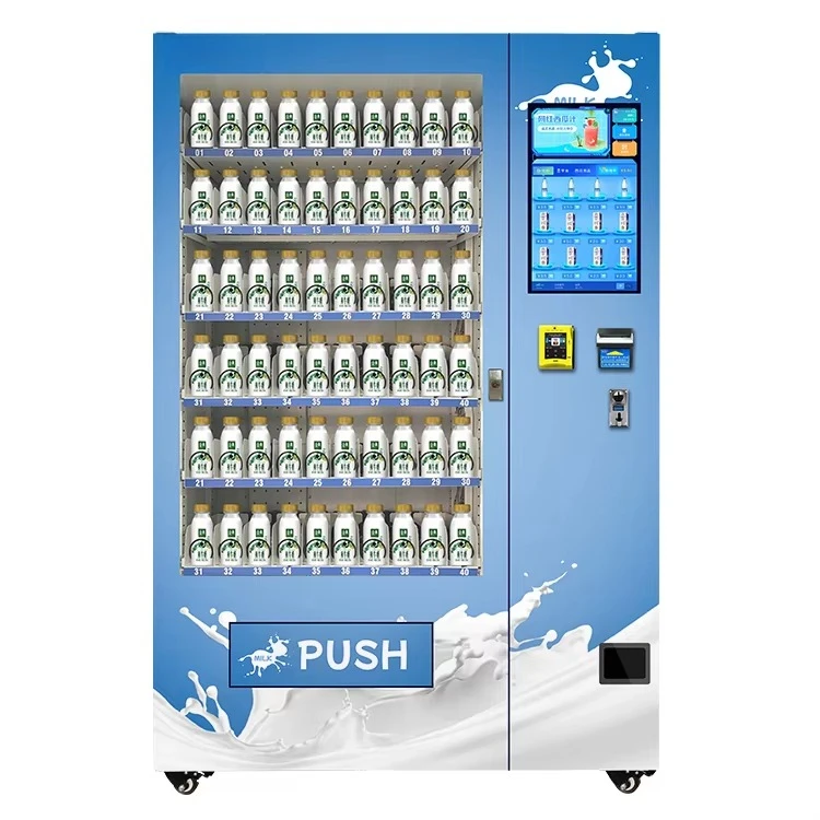 

FOODLINE Customized Milk Vending Machine Combo Snacks Small Vending Machine Sale for Foods and Drinks Vending Machines for Sale