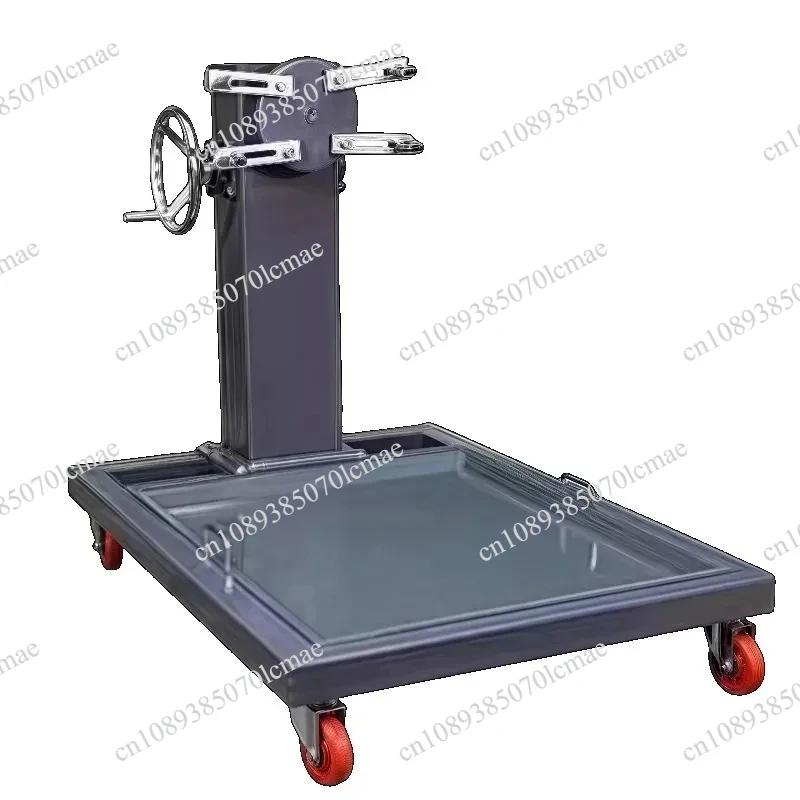 Workshop Hydraulic Rotating Engine Stand With Wheels, 500kg‑2000kg Capacity Engine Turnover Bracket, Automotive Maintenance