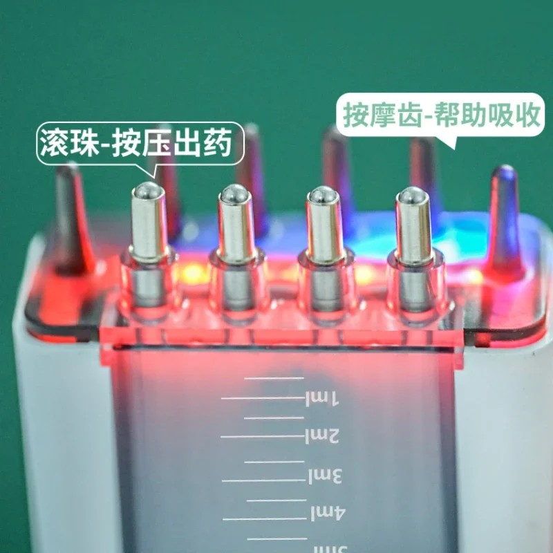 

Электрический аппликатор для лечения кожи головы с красным светом Mino — массажный шариковый тоник для роста волос, импортная расческа — стильная щетка для ванны