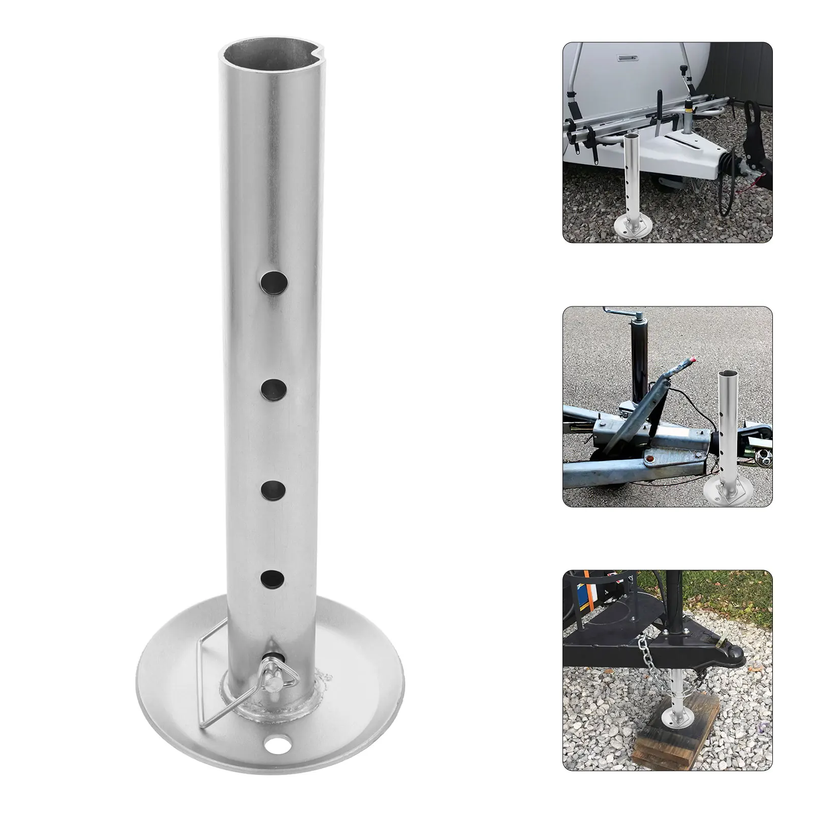 

Trailer Stabilizer Jack Hand Crank Drop Leg for Rvs Campers Motorhomes Construction Easy Effortless