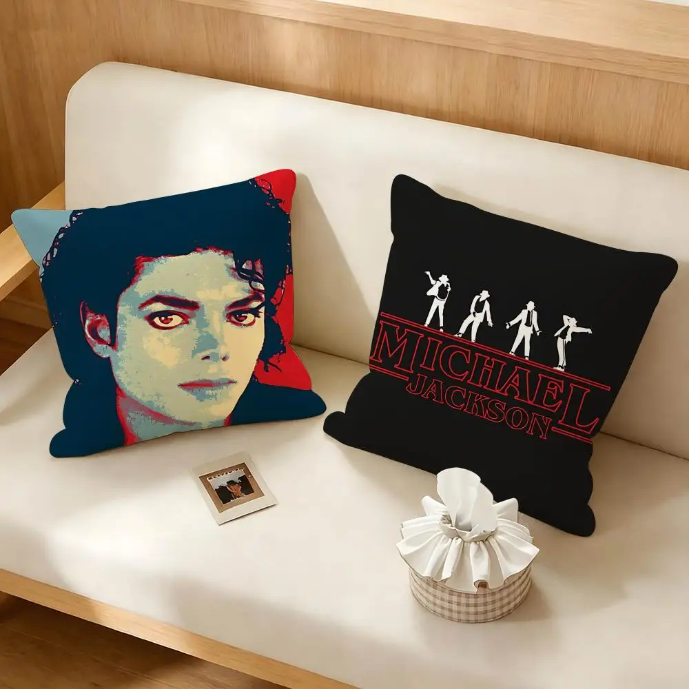 Legendary M-Michael JacksonS Cushion Cover 4Pcs Soft Plush Throw