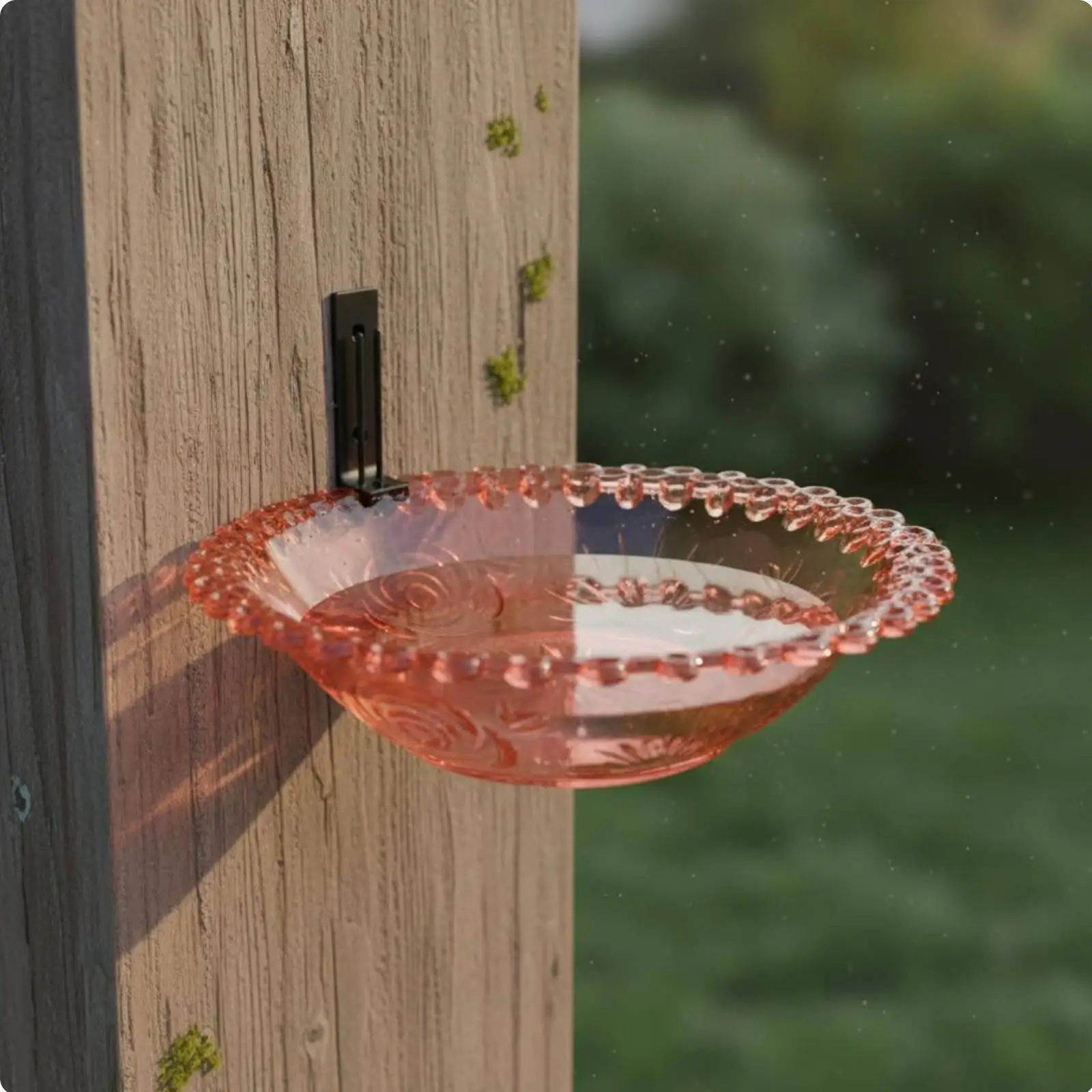 Hanging Bird Feeder Bath Double Functionality Feeder for Birds Plastic Bird Pool Outdoor Birds Bath for Railing Fence or Tree Hanging Bird Feeder Bath Double Functionality Feeder for Birds Plastic Bird Pool Outdoor Birds Bath for Railing Fence or Tree