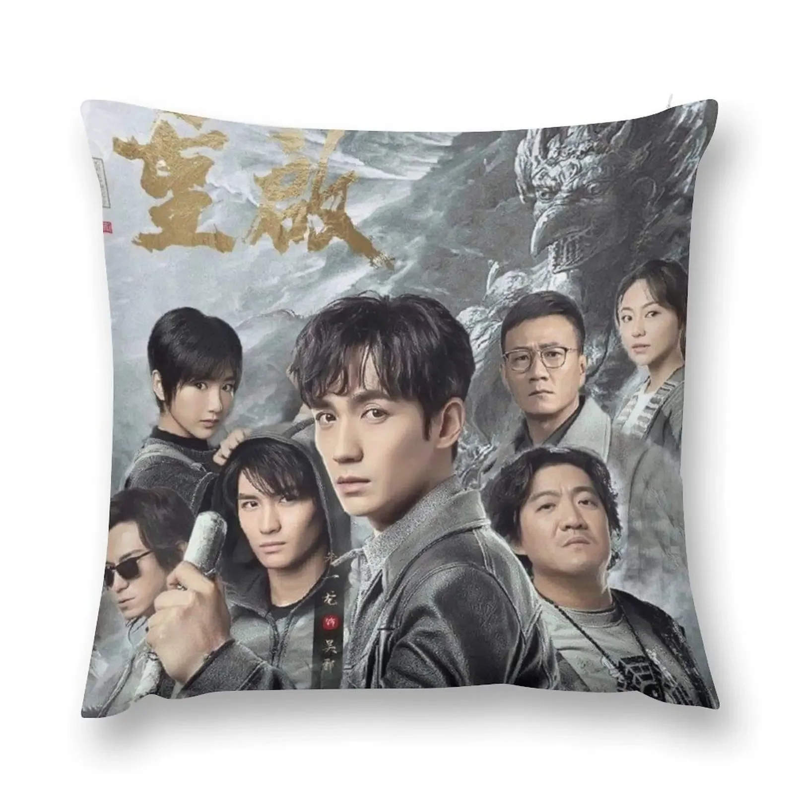 Zhu Yilong The Lost Tomb Reboot Throw Pillow luxury decor Decorative Sofa Cushion pillow