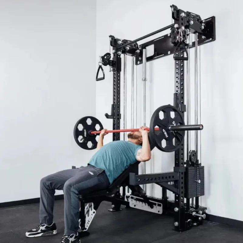 

Dinuo Factory Space Saving Cable Machine Pulley System Wall-Mounted Side-Mount for Home Gym Equipment