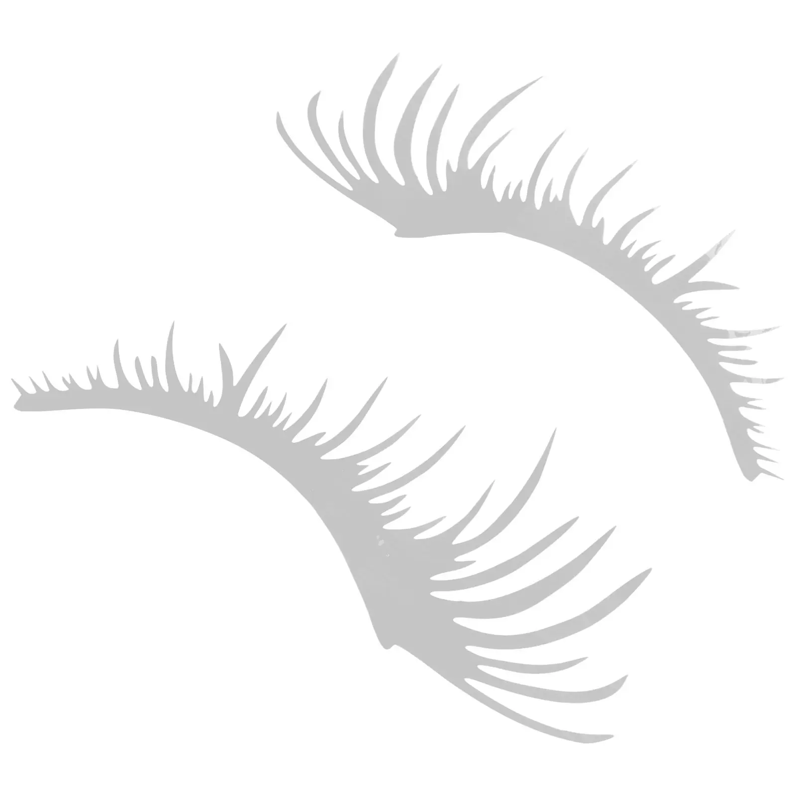 

1 пара наклеек-ресниц для фар автомобиля, устойчивые к погодным условиям, для защиты автомобиля, простая установка, внешний декор