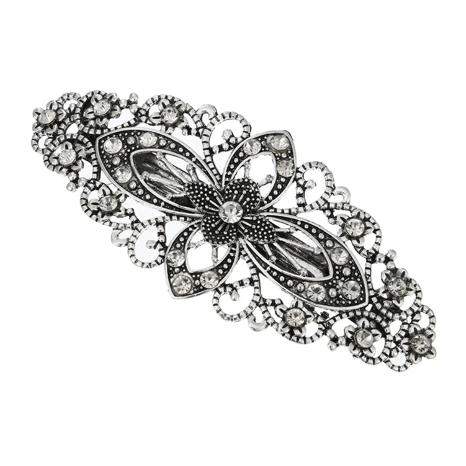 

Заколка для волос в виде цветка, уникальный шикарный головной убор с кристаллами для женщин, сестер, девушек, на свадьбу