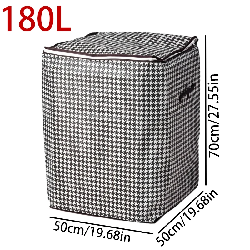 180 Liter Storage Bag, Thousand Bird Print Moisture-Proof And Dustproof Portable Clothing And Bedding Storage Box