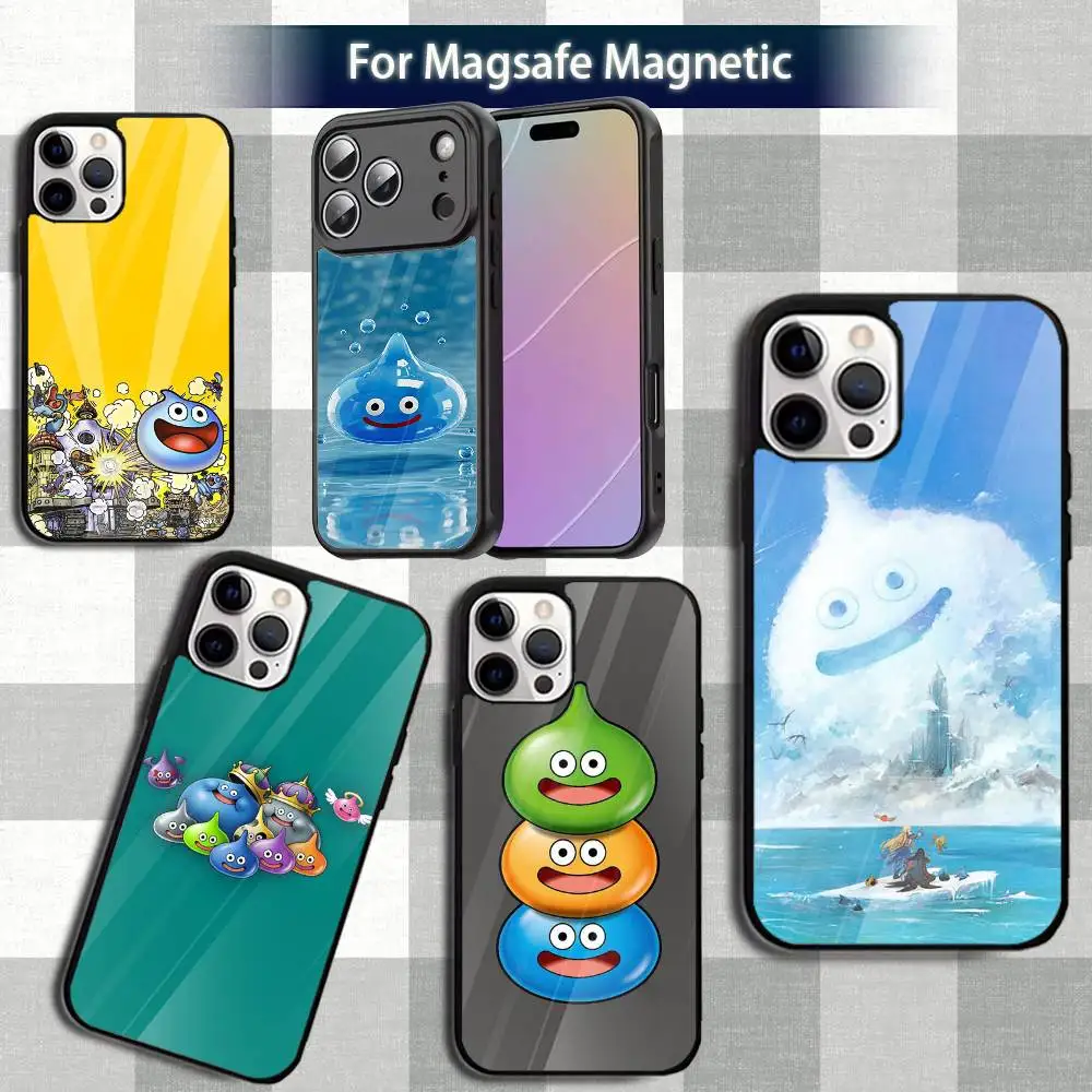 

D-Dragon Quest-e S-Slime Phone Case For iPhone 13,12,15,17,11,16,14,Pro,Max,Plus,Mini,Magsafe,Magnetic Wireless Charging Case