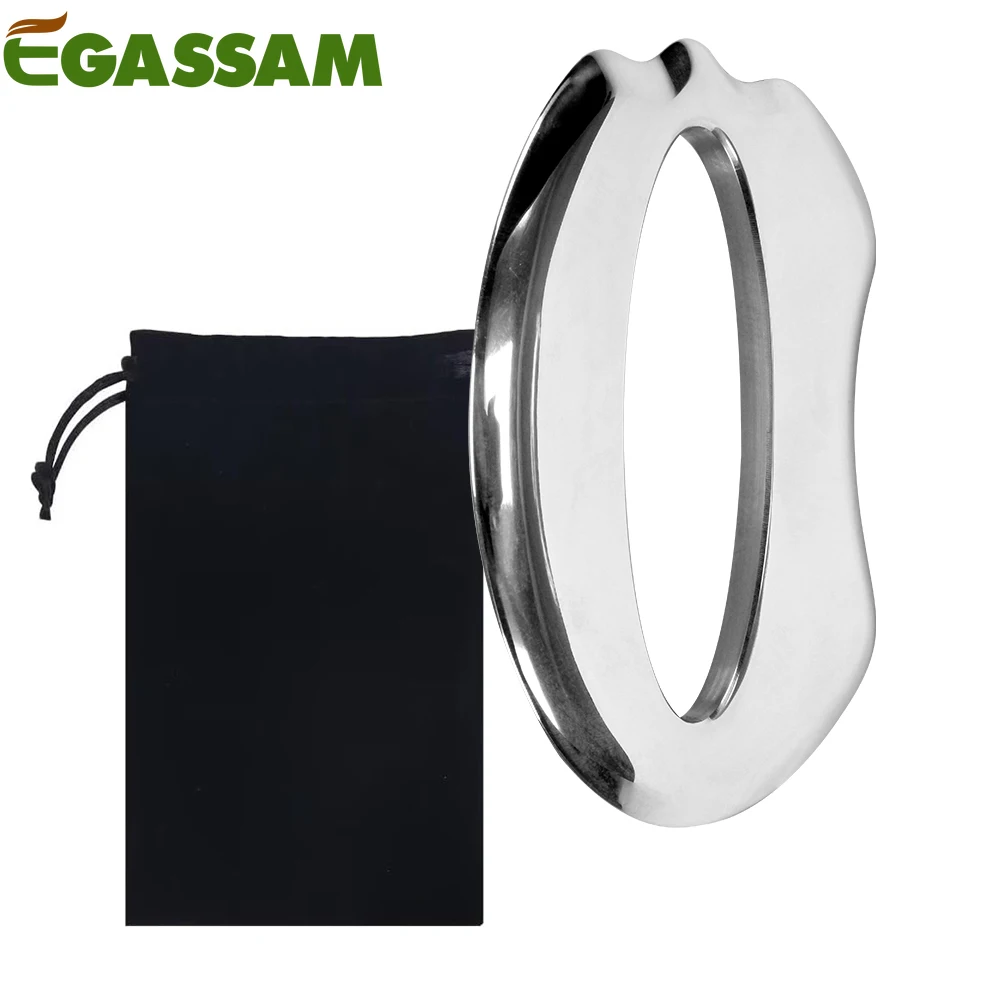 1PCS Muscle Scraper Tool for IASTM Therapy - Stainless Steel Gua Sha Tool for Myofascial Release and Deep Tissue Massage Tool
