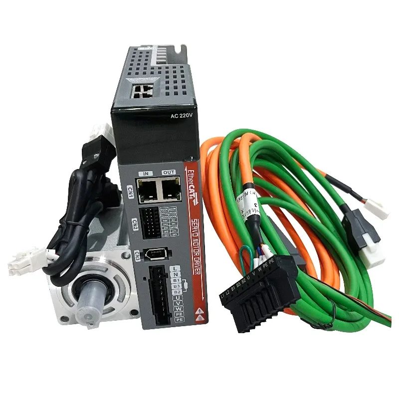 

Ethercat LC10E 200 Вт 400 Вт 750 Вт 1000 Вт 17-битный инкремент и абсолютный с 5-парным полюсом комплект серводвигателя переменного тока