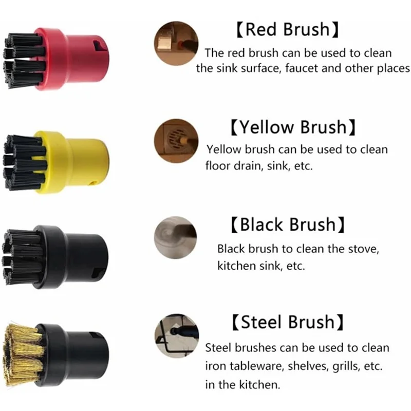 ABWM-Steam Cleaner M12 تحويل محول ل Karcher SC1 SC2 SC3 SC4 SC5 يده فرشاة تنظيف البخار رئيس فوهة قوية