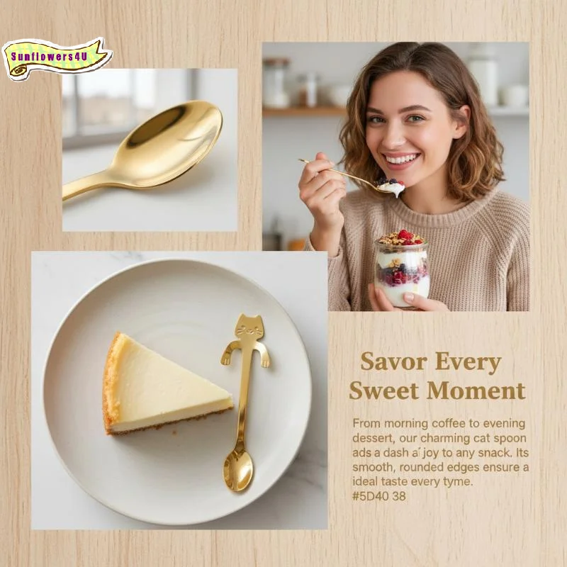 Coffee Tea Love - Cucharas colgantes de acero inoxidable con