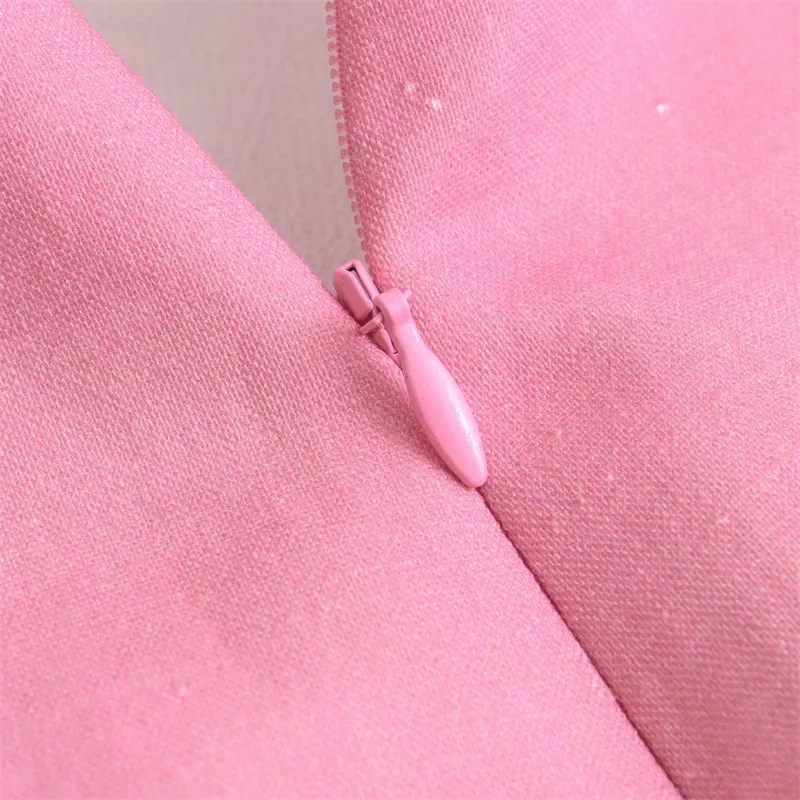 New 2024 Summer Female Chic Print Skirts Mid-Waist Zipper A-Line Woman Skirts Wild Causal Women's Straight Vintage Skirt Y2k image 5