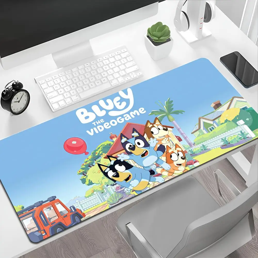 cut boy B-Blueys Bandit-Chillis  Mouse Pad HD Printing Computer Gamers Locking Edge Non-slip Mause Pads XXL90x40cm Keyboard PC D